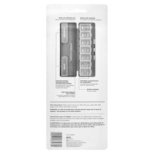 Ezy Dose, 7-Tage Tabletten-Erinnerung mit Stiftehalter, 1 Stück 1