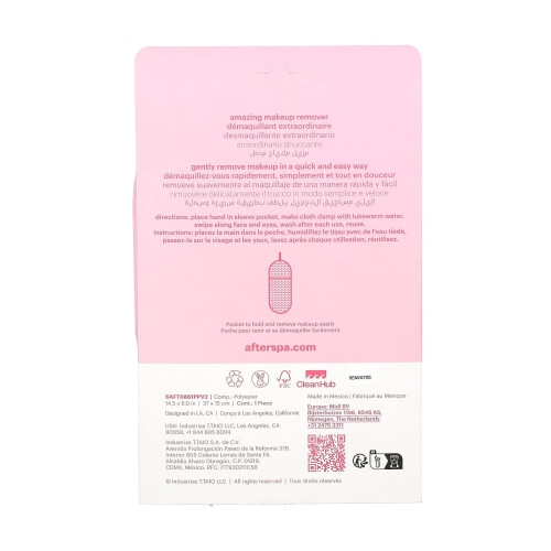AfterSpa, Erstaunlicher Make-up-Entferner, Pink, 1 Stück 1