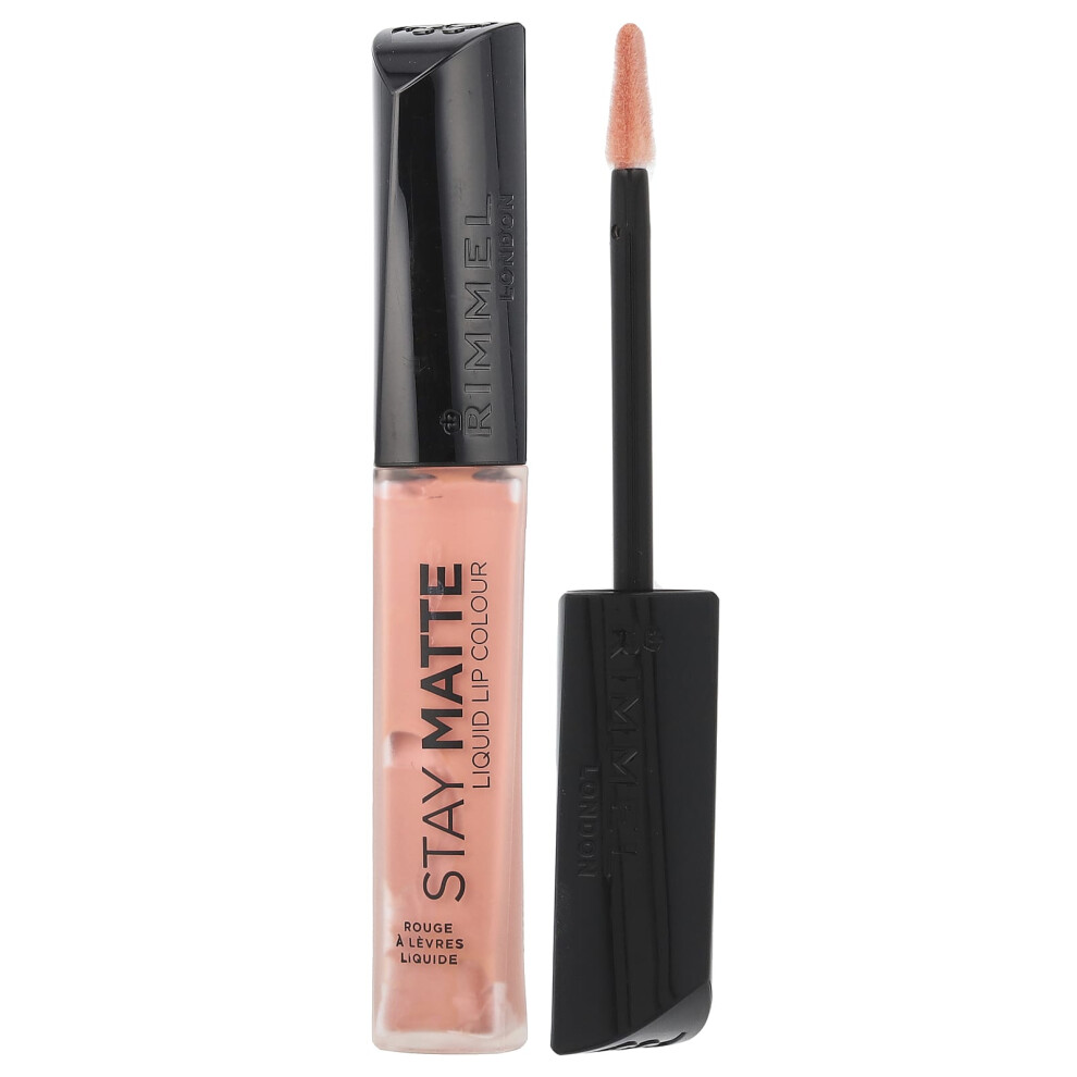 Rimmel London, Stay Matte, Liquid Lip Colour, 707 Raw Kiss, 0.21 fl oz (6.5 ml)-image-OPC-PJTX9T7-NEW