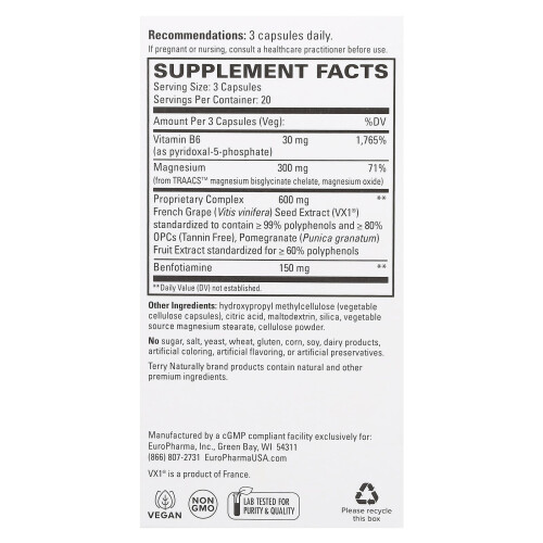 Terry Naturally, Clinical OPC, Herz, 60 Kapseln 1