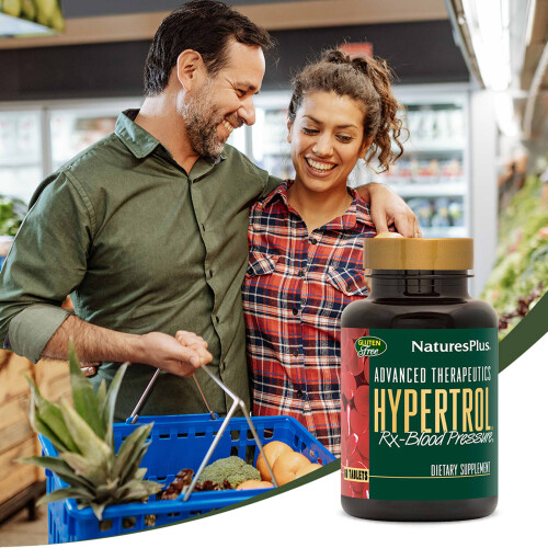 NaturesPlus, Advanced Therapeutics, Hypertrol, RX Blutdruck, 60 Tabletten 2