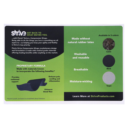 Strive, Bandage de Compression, Taupe, 1 Bandage 1