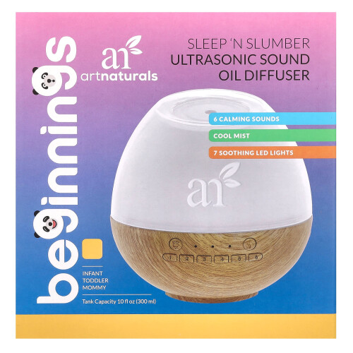 artnaturals, Anfänge, Schlaf 'N Schlummer Ultraschall Duftöl-Diffusor, 1 Diffusor 1