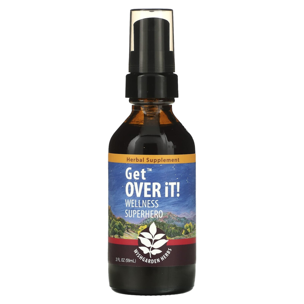Wishgarden Herbs , Get Over It, Wellness Superhero, 2 Fl Oz (59 Ml)