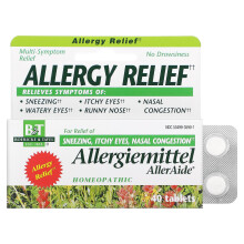 Boericke & Tafel, Soulagement des Allergies, Allergiemittel AllerAide, 40 Comprimés