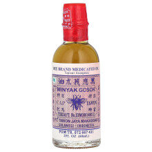 Bee Brand, Medikált Olaj, Topikus fájdalomcsillapító, 2 fl oz (60 ml)