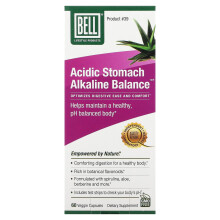 Bell Lifestyle, Équilibre Alcalin de l'Estomac Acide, 60 Gélules Végétales