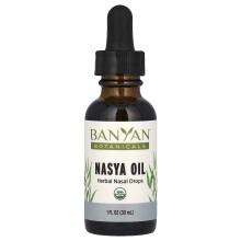 Banyan Botanicals, Nasya Öl, Kräuter-Nasentropfen, 1 fl oz (30 ml)