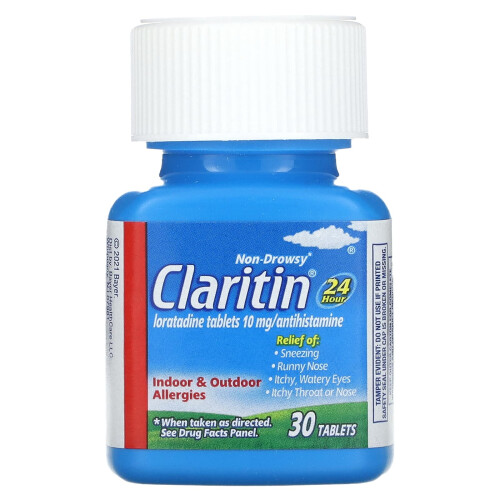 Claritin, Non-Drowsy, Tablets 24-Hour, 10 mg, 30 Tablets 2