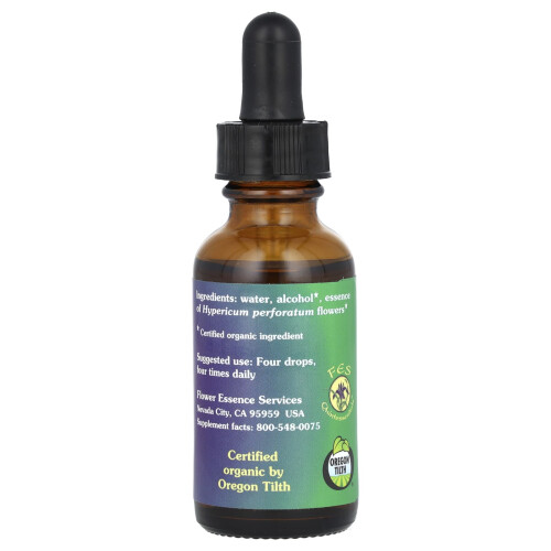 Flower Essence Services, Johanniskraut, Blütenessenz, 1 fl oz (30 ml) 1