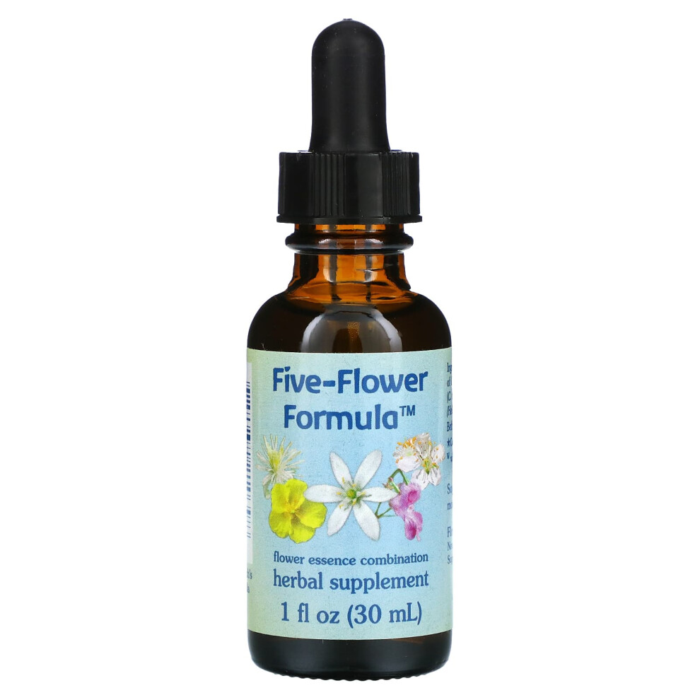 Photos - Vitamins & Minerals Essence Flower Services, Five-Flower Formula, Flower Combination, 1 fl oz (30 ml)
