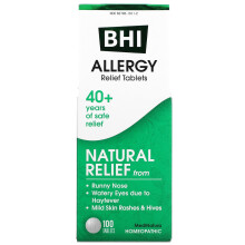 MediNatura, BHI, Allergie-Linderung, 100 Tabletten