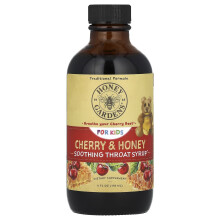 Honey Gardens, Für Kinder, Beruhigender Hustensaft, Kirsche & Honig, 4 fl oz (118 ml)