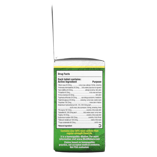MediNatura, Comprimés ClearLife Allergie, Force Extra, 60 comprimés 1