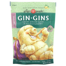 The Ginger People, Gin Gins, Bonbon Gingembre Mou, Original, 3 oz (84 g)
