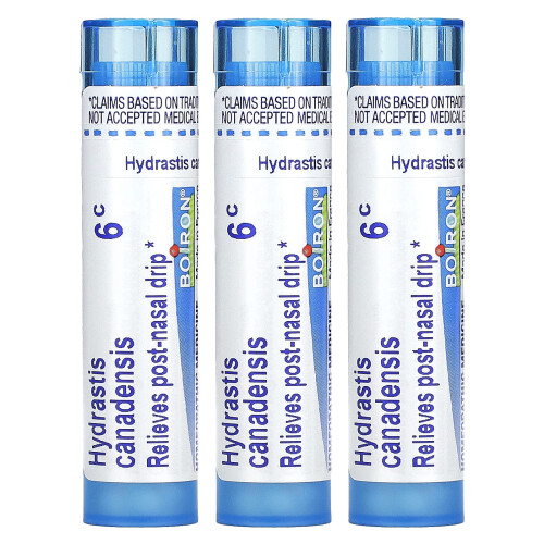 Boiron, Hydrastis Meltaway Pellets , 3 Tubes, 80 Pellets Each 1
