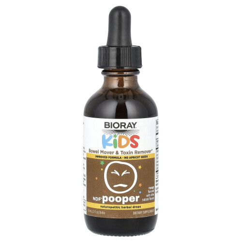 Bioray, Kids, NDF Pooper, Mango, 2 fl oz (59 ml) 2