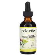 Eclectic Herb, Glycérite à Base de Plantes pour Enfants, Élixir à Base de Plantes contre la Toux, 2 fl oz (60 ml)