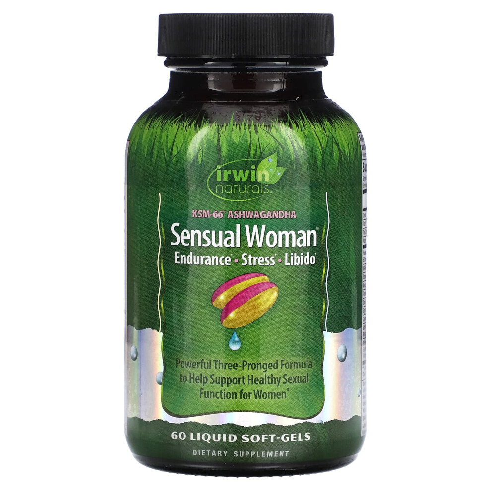 Irwin Naturals , Sensual Women, Endurance, Stress, Libido, 60 Liquid Soft-Gels