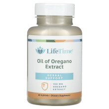 LifeTime Vitamins, Extrait d'Huile d'Origan, 150 mg, 60 Gélules Molles