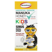 ManukaGuard, Kinder, Medizinischer Manuka-Honig, Sinus Nasenspray, Alkoholfrei, 0.51 fl oz (15 ml)
