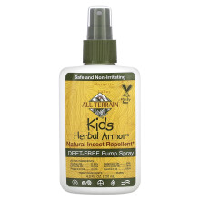 All Terrain, Armure aux Herbes Enfants, Répulsif Anti-Insectes Naturel, 4 fl oz (120 ml)