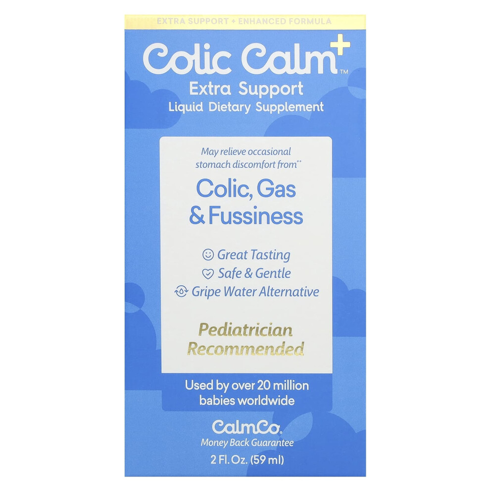 Colic Calm , Colic, Gas & Fussiness, Extra Support, 2 Fl Oz (59 Ml)