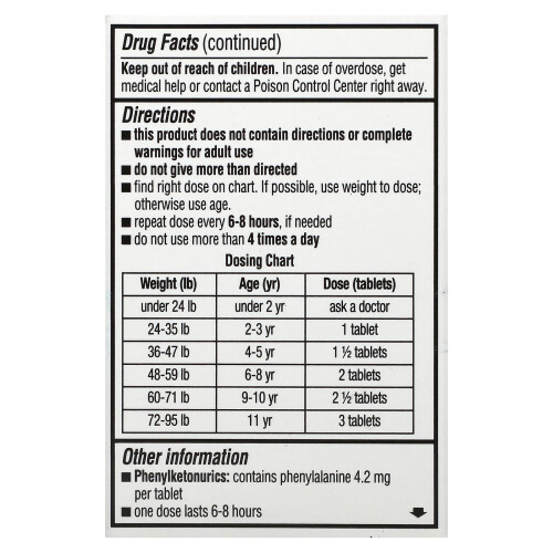 Advil, Junior Strength, Chewables, Ages 2-11, Grape, 24 Chewable Tablets 2
