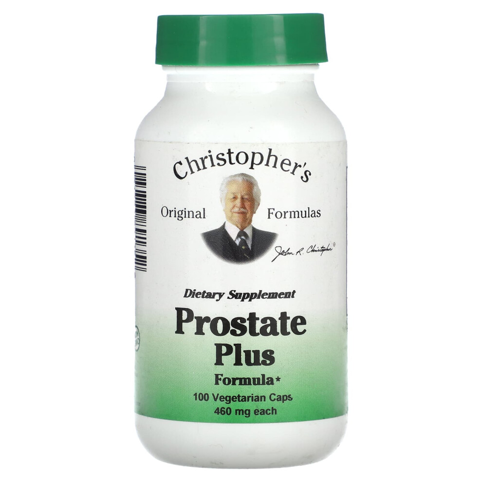 Christopher's Original Formulas , Prostate Plus Formula, 460 Mg, 100 Vegetarian Caps