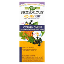 Nature's Way, Sambucus für Kinder, HoneyBerry Hustensaft, 4 fl oz (120 ml)