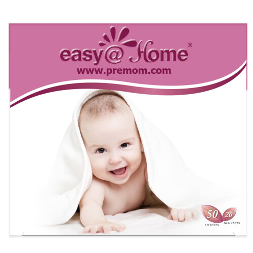 Easy@Home, Kit de Test d'Ovulation, 50 Tests LH, 20 Tests HCG 2