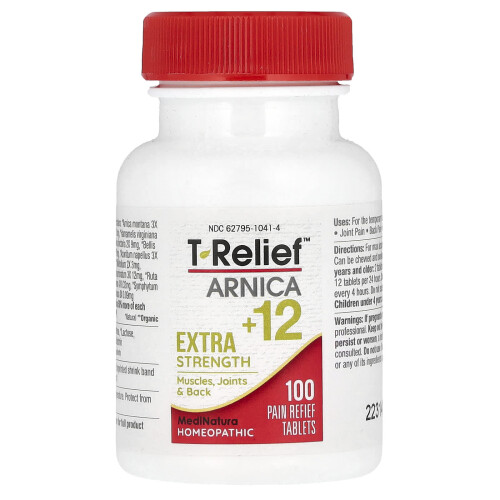 MediNatura, T-Relief, Arnica +12, Extra Puissance, 100 Comprimés 2
