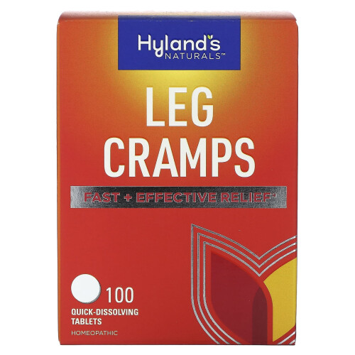 Hyland's Naturals, Crampes aux Jambes, 100 Comprimés à Dissolution Rapide
