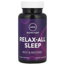 MRM Nutrition, Relax-All SleepÆ, 60 Vegane Kapseln