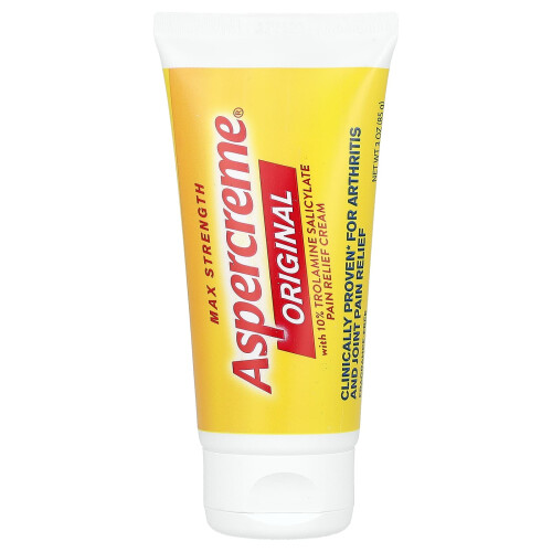 Aspercreme, Crème Originale, Max Force, Sans Parfum, 3 oz (85 g) 1