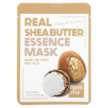FARMSTAY Real Essence Mask Sheasmør Ansigtsmaske 23ml