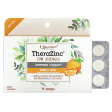 Quantum Health, TheraZinc, Zink-Lutschtabletten, Orange, 24 Lutschtabletten