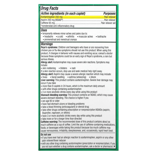 Excedrin, Extra Stark, 200 Kapseltabletten 1