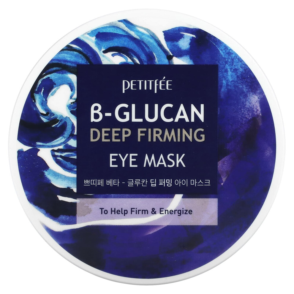 Petitfee , B-Glucan Deep Firming Eye Mask, 60 Pieces (70 G)