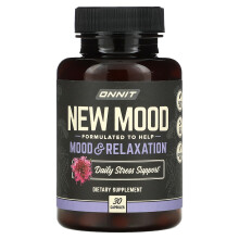 Onnit, New Mood, Stimmung & Entspannung, 30 Kapseln