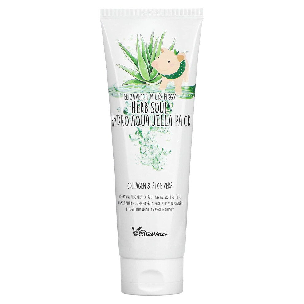 Elizavecca , Milky Piggy, Herb Soul Hydro Aqua Jella Pack, 8.45 Fl Oz (250 Ml)