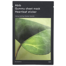 Abib, Gummy Beauty Sheet Maske, Herzblatt-Sticker, 1 Blatt, 0,91 fl oz (27 ml)