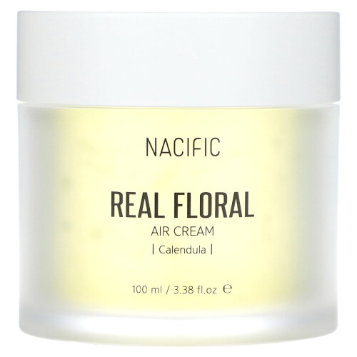Nacific, Echte Blüten, Luftcreme, Calendula, 3,38 fl oz (100 ml)