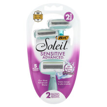 BIC, Soleil Sensitive Advanced, Einwegrasierer, 2 Rasierer