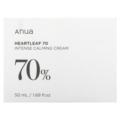 ANUA Ανούα, 70% Εντατική Καλμίζοντας Κρέμα, 1.69 fl oz (50 ml) 1