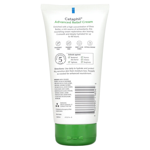 Cetaphil Cetaphil, Advanced Linderungscreme Mit Sheabutter, 6 oz (170 g) 1
