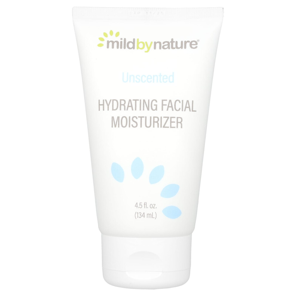 Mild By Nature , Hydrating Facial Moisturizer, Unscented, 4.5 Fl Oz (134 Ml)
