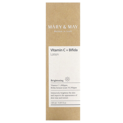 Mary & May, Vitamiini C + Bifida, Voide, 4,05 fl oz (120 ml) 1