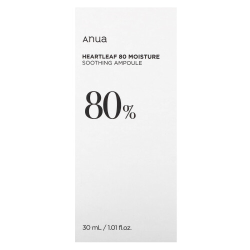ANUA Anua, Ampola de Coração com 80% de Umidade, 1,01 fl oz (30 ml) 1