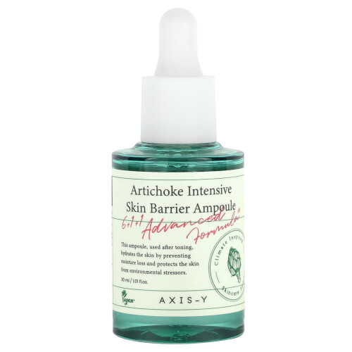 Axis-Y, Artischocken Intensive Hautbarriere Ampulle, 30 ml